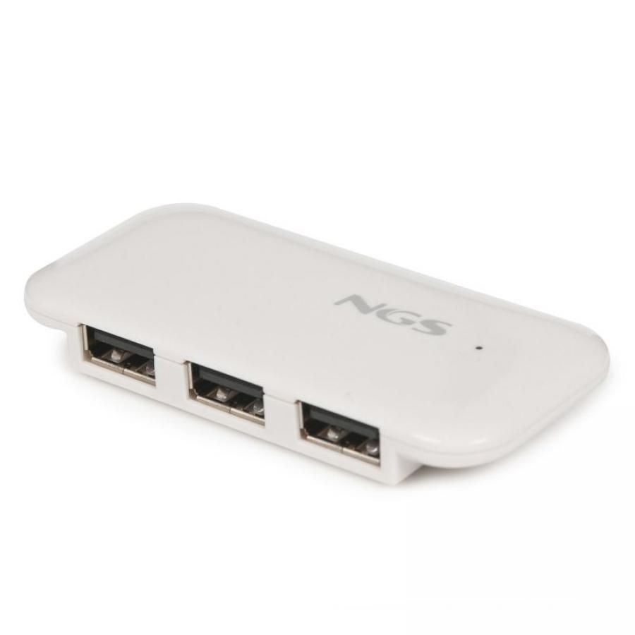 Hub USB 2.0 NGS IHUB4/ 4 Puertos USB/ Blanco - Imagen 2