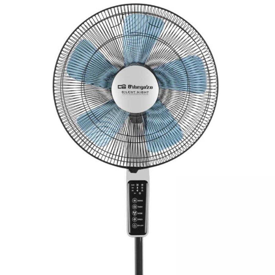 Ventilador de Pie Orbegozo Silent Night SF 0642/ 60W/ 5 Aspas 40cm/ 3 Velocidades