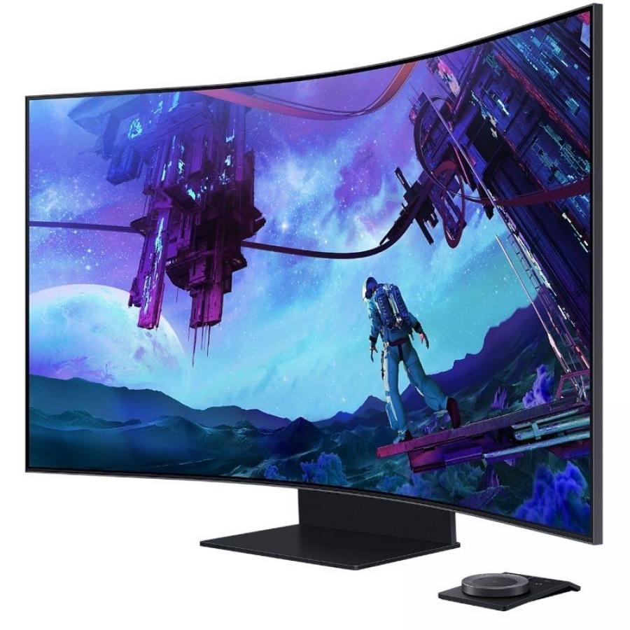 Monitor Gaming Curvo Samsung Odyssey Ark S55CG970NU 55'/ 4K/ 1ms/ 165Hz/ VA/ Regulable en altura/ Smart TV/ Multimedia/ Negro