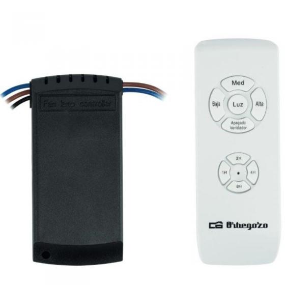 Kit Orbegozo RCM 9000 para Ventilador de Techo/ Incluye Receptor y Mando a Distancia