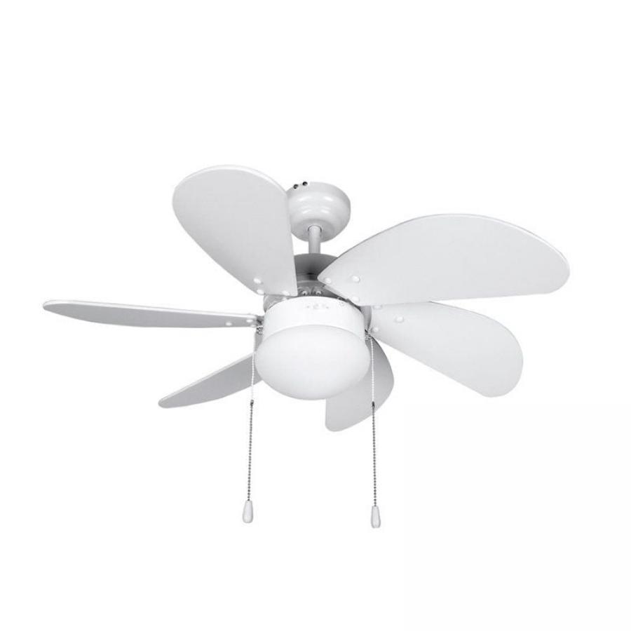 Ventilador de Techo Orbegozo CP 15076 B/ 50W/ 6 Aspas 80cm/ 3 velocidades