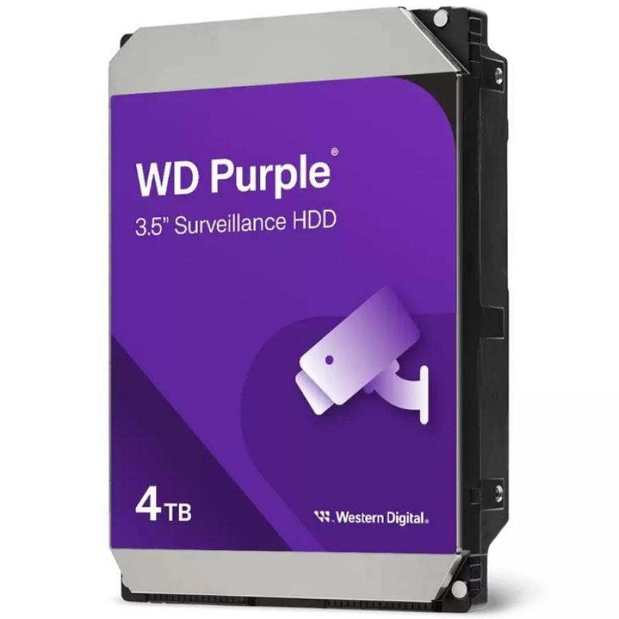 Disco Duro Western Digital WD Purple Surveillance 4TB/ 3.5'/ SATA III/ 128MB