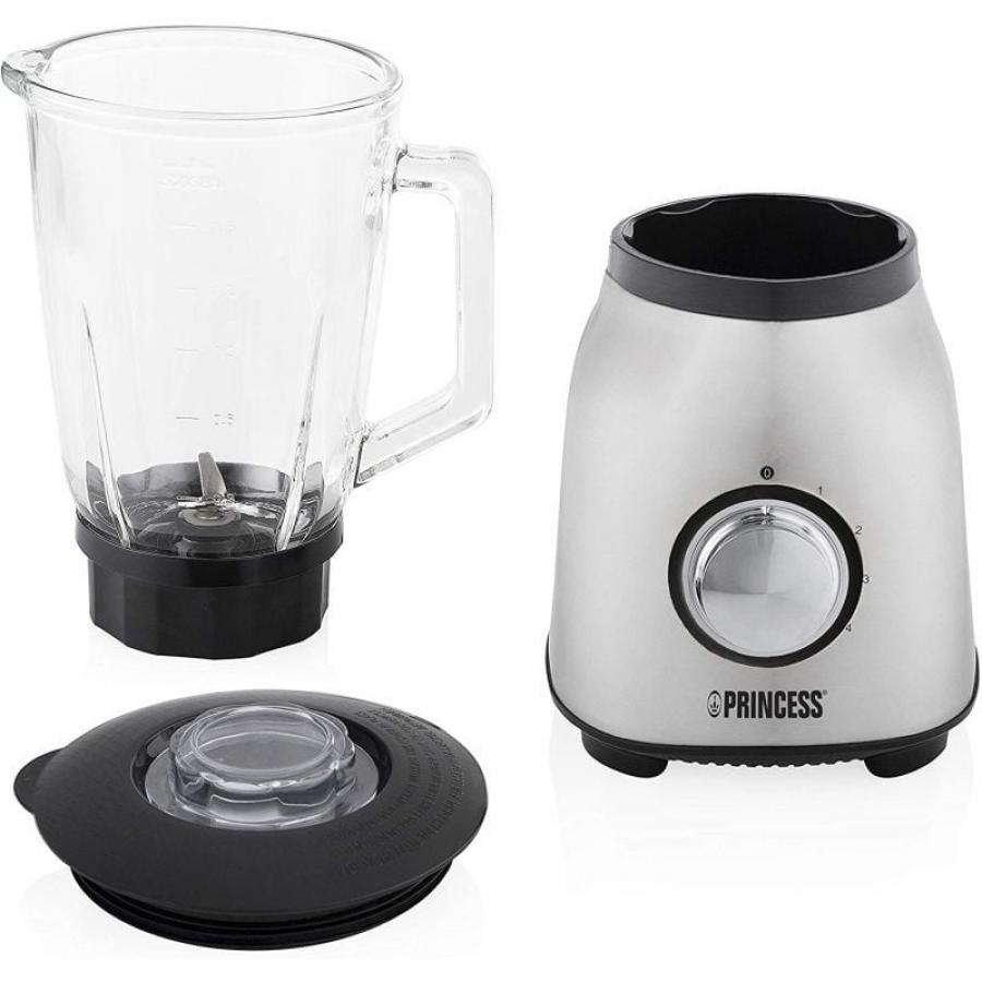 Batidora de vaso Princess 212091/ 1000W/ 4 Velocidades/ Capacidad 1.5L
