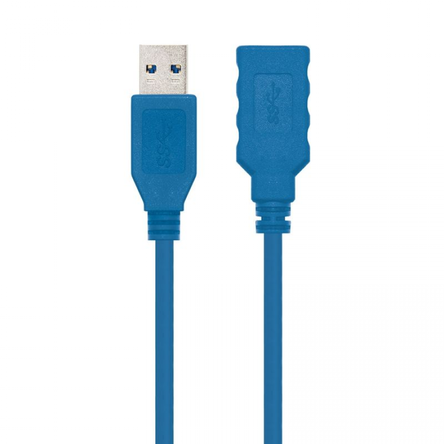 Nanocable 10.01.0204 3m Cable Conector USB 2.0 Tipo A de Macho