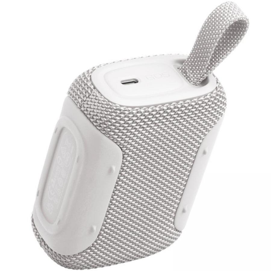 Altavoz con Bluetooth JBL GO 5/ 4.8W/ 1.0/ Blanco