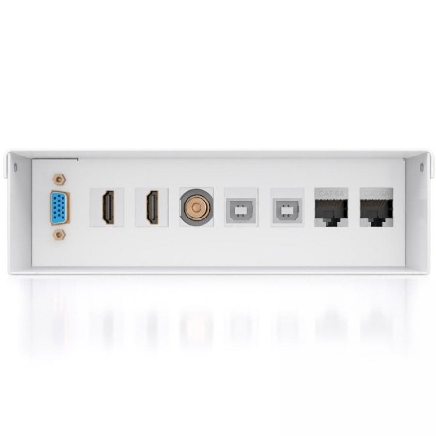 Caja de Conexiones Aisens A127-1031/ VGA - 2x HDMI - Jack 3.5 - 2x USB-B - 2x RJ45
