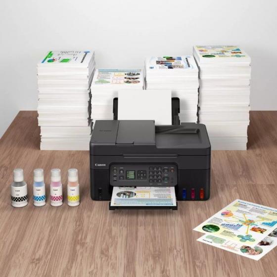 Multifunción Recargable Canon PIXMA G4570 MegaTank/ WiFi/ Fax/ Negra