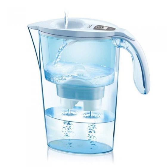 Jarra Filtrante Laica Stream Line/ Capacidad 2.3L/ Blanca