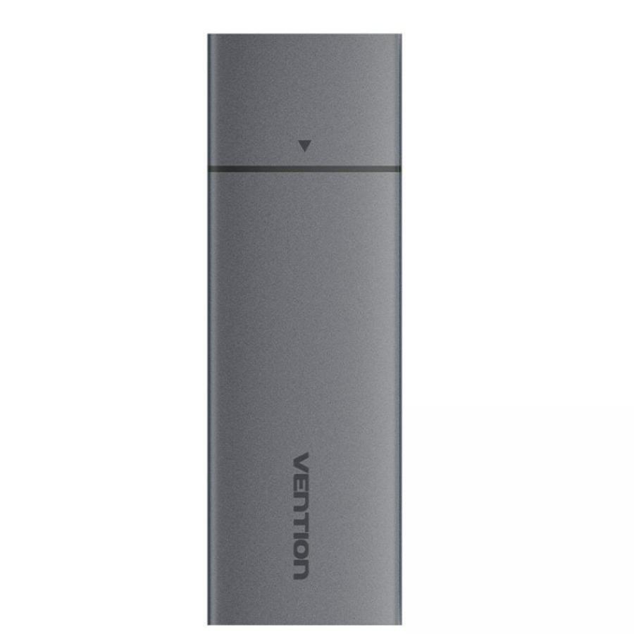 Caja Externa para Disco SSD M.2 NVMe Vention USB Tipo-C KPGH0/ USB 3.1/ Sin tornillos