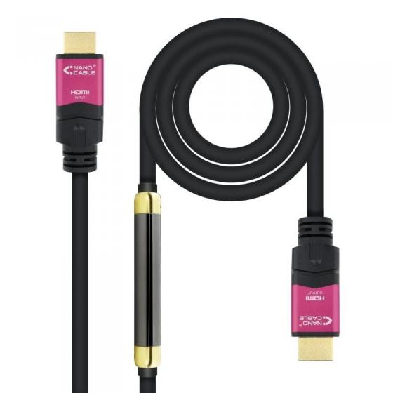 Cable HDMI Nanocable 10.15.3730 HDMI Macho - HDMI Macho 30m Negro