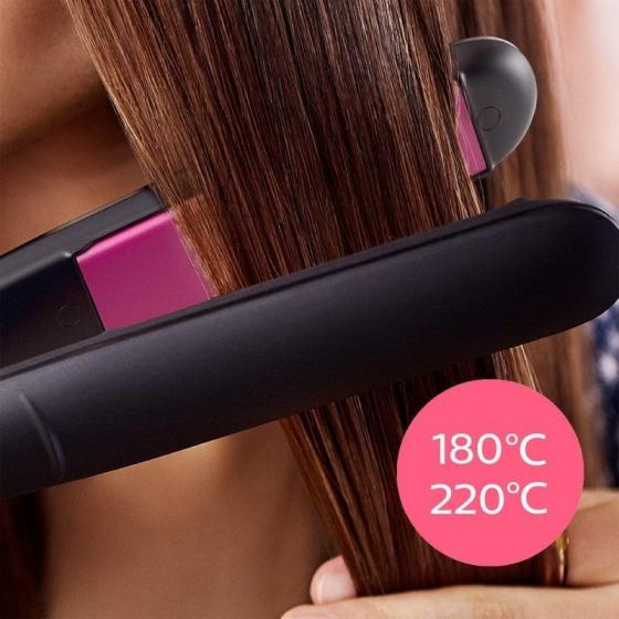 Plancha para el Pelo Philips StraightCare Essential BHS375 ThermoProtect/ Negra