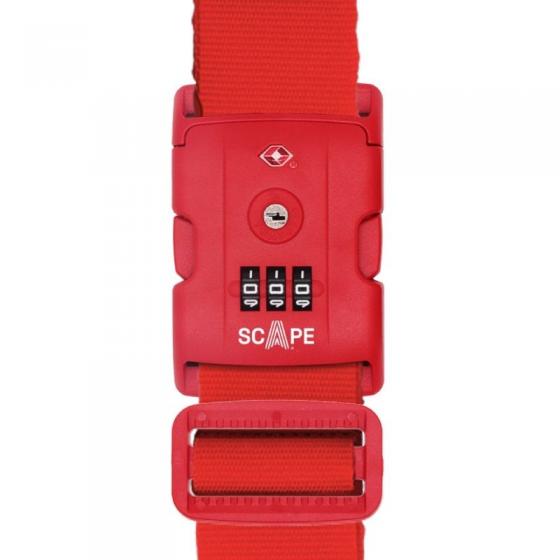 Correa para Maleta con Combinación Scape Travel E0121/ Roja