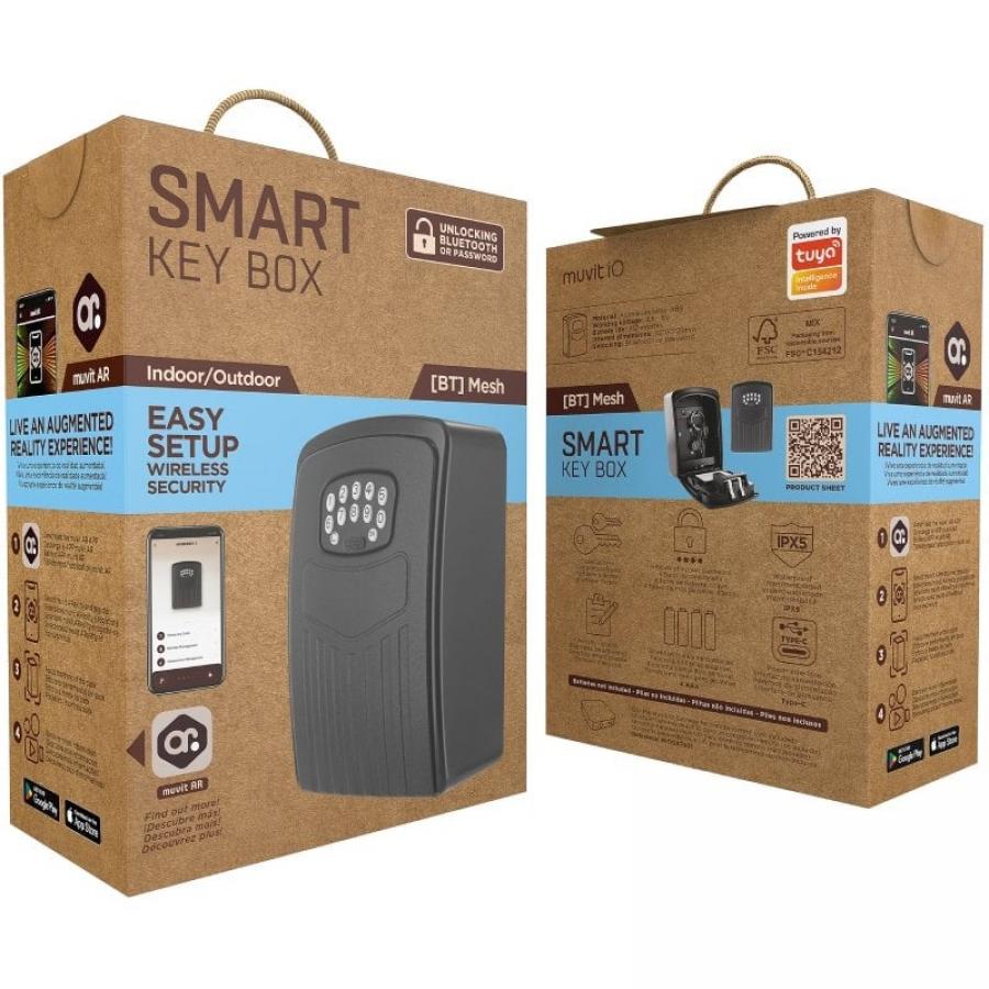 Caja de llaves inalámbrica Muvit IO MIOSKB001 para Interior/Exterior