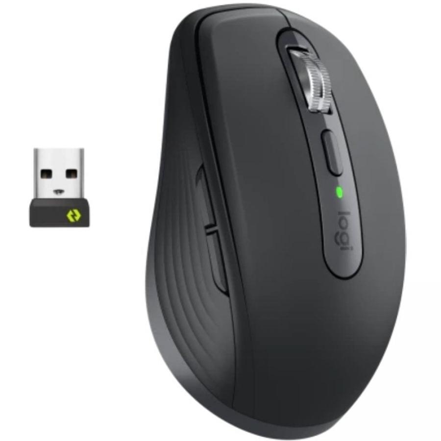 Ratón Inalámbrico Logitech MX Anywhere 3S For Business/ Batería recargable/ Hasta 8000 DPI/ Grafito