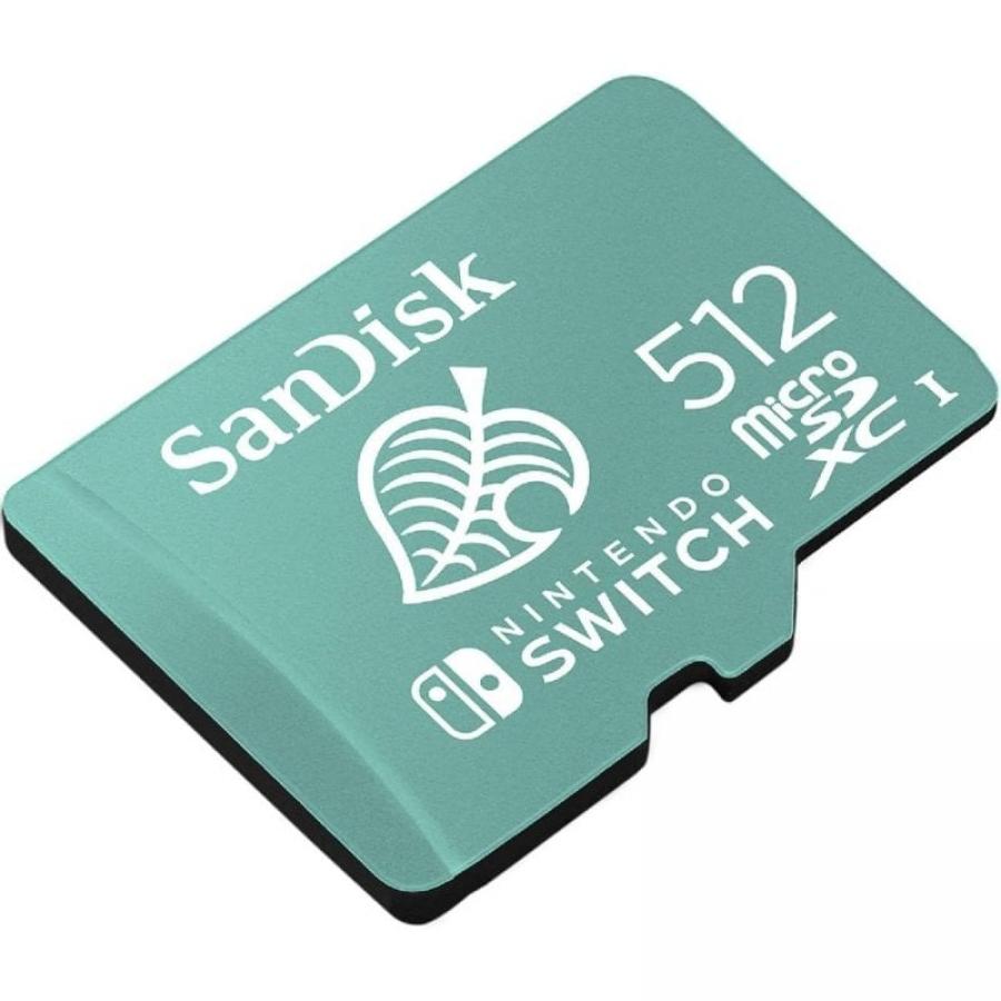 Tarjeta de Memoria SanDisk Nintendo Switch 512GB microSD XC UHS-I/ Clase 10/ 100MBs