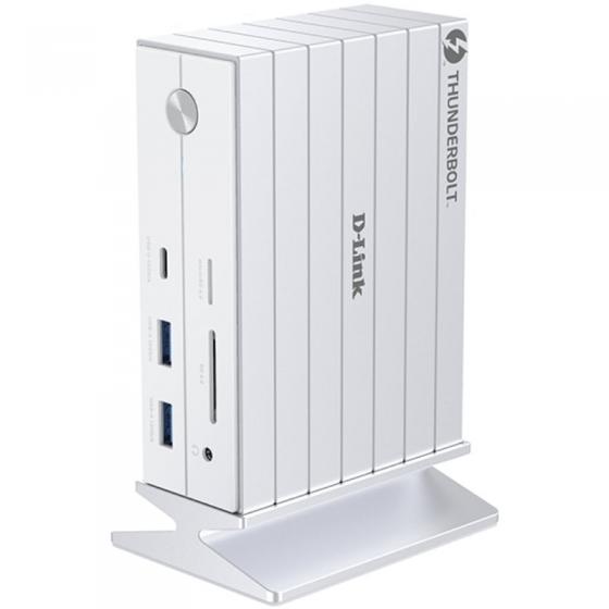 Docking Thunderbolt 4 D-Link DUF-E01/E/ 5xUSB/ 2xUSB Tipo-C/ 2xThunderblot/ 1xDisplayPort/ 1xHDMI 4K/ 1xRJ45/ 1xJack 3.5/ 1xLect