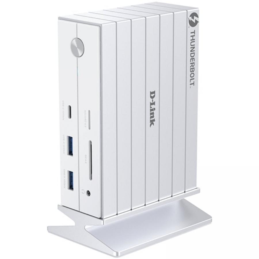 Docking Thunderbolt 4 D-Link DUF-E01/E/ 5xUSB/ 2xUSB Tipo-C/ 2xThunderblot/ 1xDisplayPort/ 1xHDMI 4K/ 1xRJ45/ 1xJack 3.5/ 1xLect