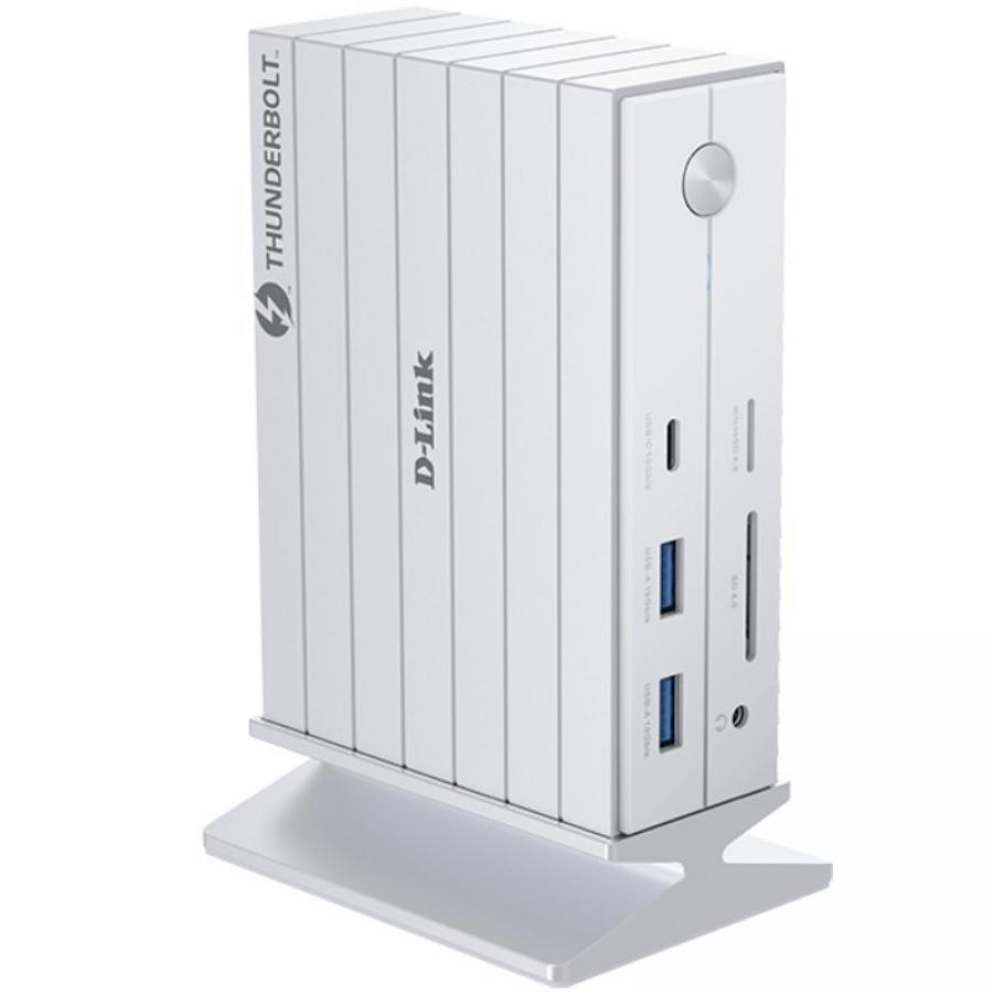 Docking Thunderbolt 4 D-Link DUF-E01/E/ 5xUSB/ 2xUSB Tipo-C/ 2xThunderblot/ 1xDisplayPort/ 1xHDMI 4K/ 1xRJ45/ 1xJack 3.5/ 1xLect