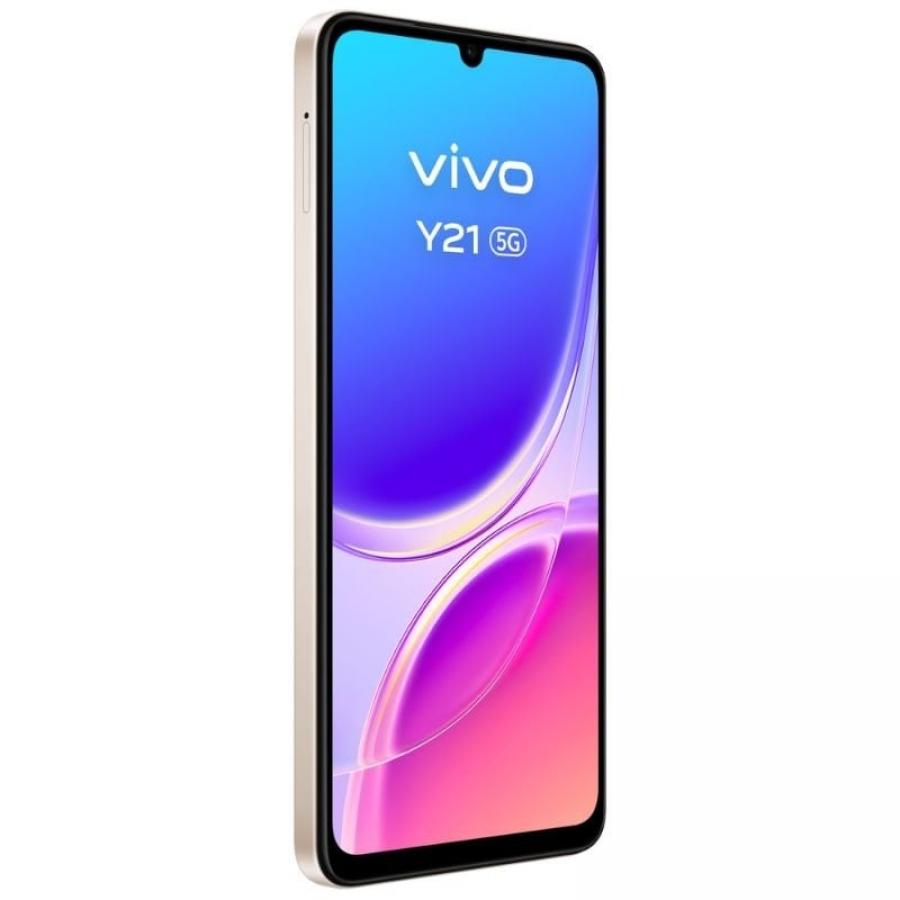 Smartphone Vivo Y21 4GB/ 256GB/ 6.74'/ 5G/ Oro/ Incluye Cargador + Auriculares