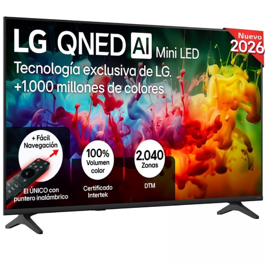 Televisor LG QNED evo AI QNED72 Mini LED 50QNED72B6B 50'/ Ultra HD 4K/ Smart TV/ WiFi