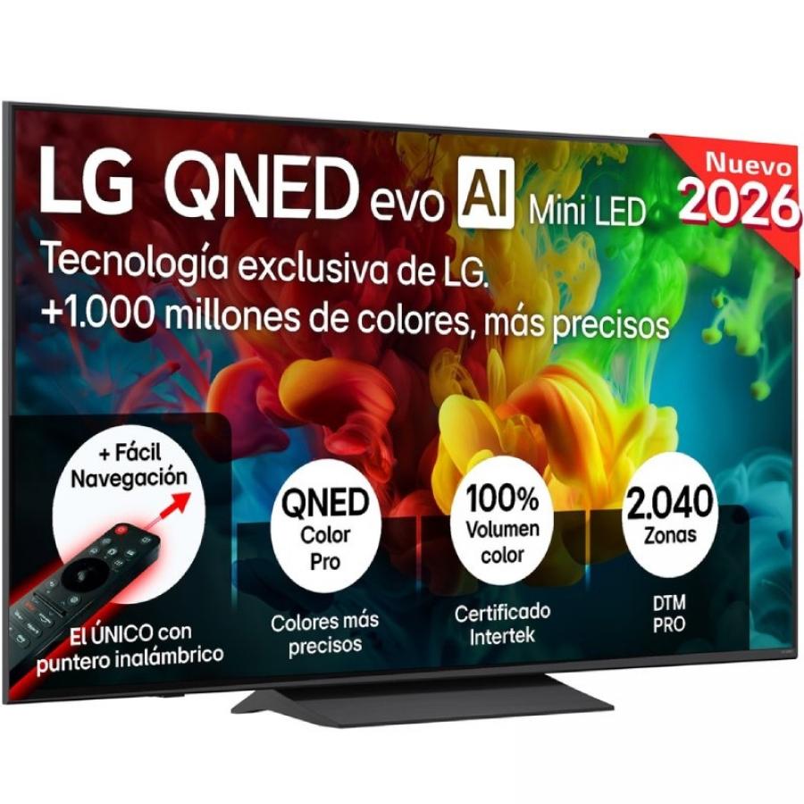 Televisor LG QNED evo AI QNED8EB Mini LED 65QNED83B6A 65'/ Ultra HD 4K/ Smart TV/ WiFi