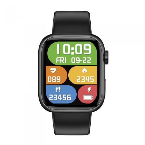 Forever Smartwatch IGo Watch 3 JW-500 Notificaciones/ Frecuencia Cardiaca/ Negro