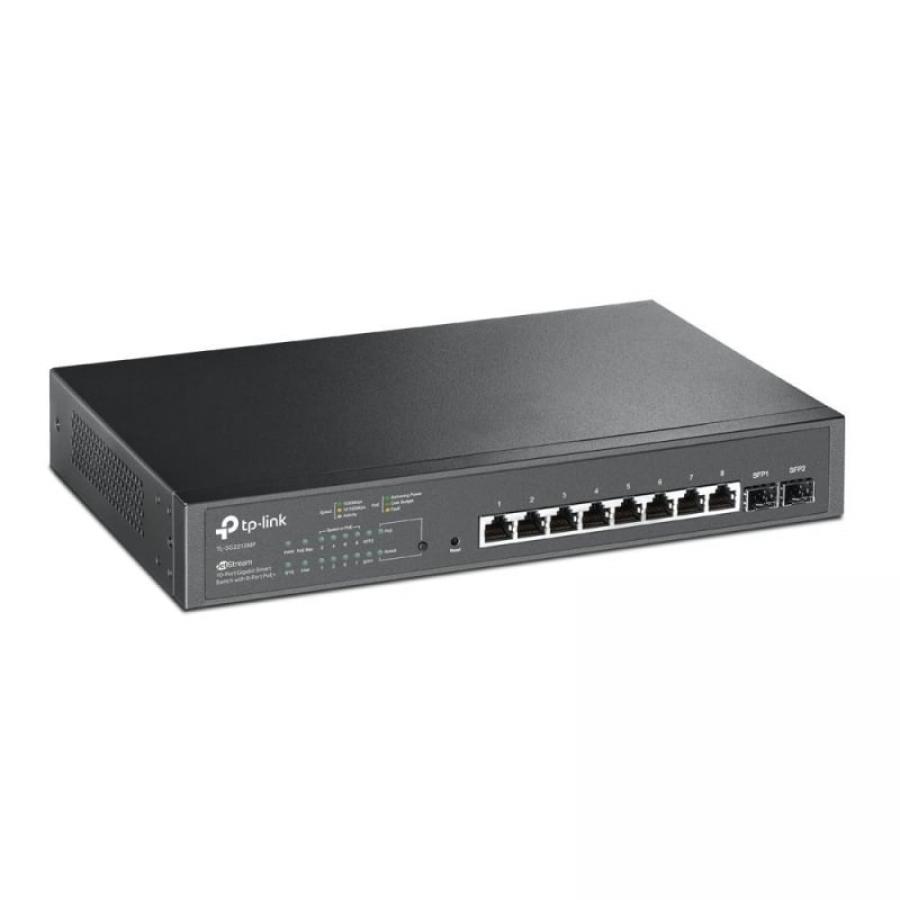 Switch TP-Link Omada Smart Gigabit JetStream TL-SG2210MP 10 Puertos/ RJ-45 10/100/1000 PoE/ SFP