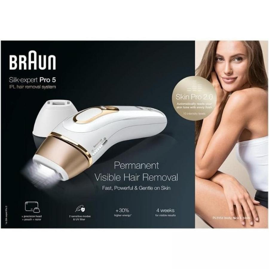 Depiladora de Luz pulsada Braun Silk-expert Pro 5 PL5154 IPL