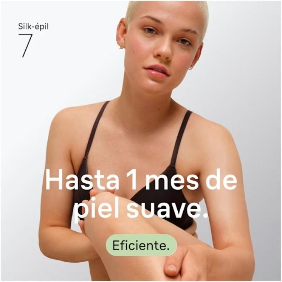 Depiladora Braun Silk Epil SkinSpa7 7-081/ con Batería/ 6 Accesorios