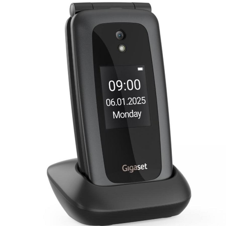 Teléfono Móvil Gigaset GL795 para Personas Mayores/ 4G/ Negro