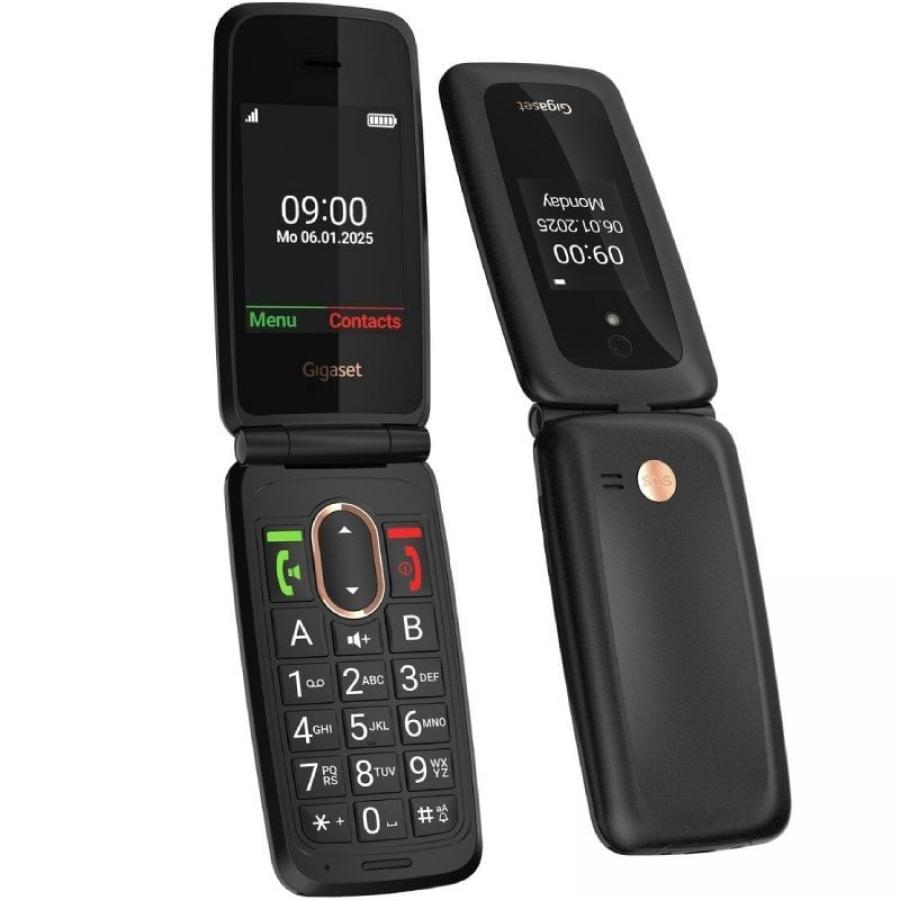 Teléfono Móvil Gigaset GL795 para Personas Mayores/ 4G/ Negro
