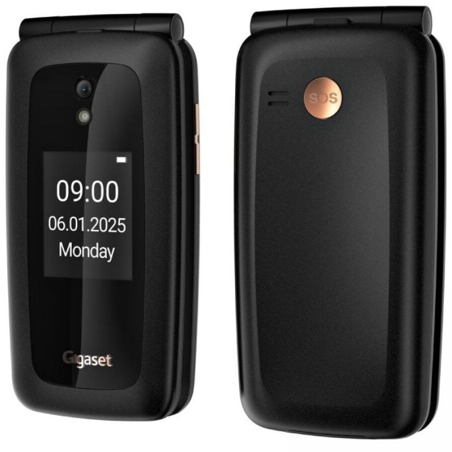 Teléfono Móvil Gigaset GL795 para Personas Mayores/ 4G/ Negro