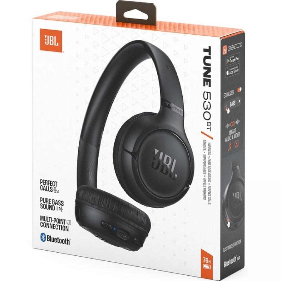 Auriculares Inalámbricos JBL Tune 530BT/ con Micrófono/ Bluetooth/ Negros