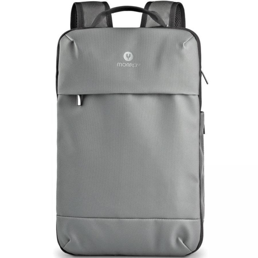 Mochila Expansible NGS Monray Sacks Horizon para Portátiles hasta 14'/ Impermeable/ Gris