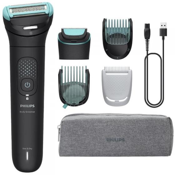 Cortabarbas Philips Body Groomer 7000 Series BG7470/15/ con Batería/ 5 Accesorios