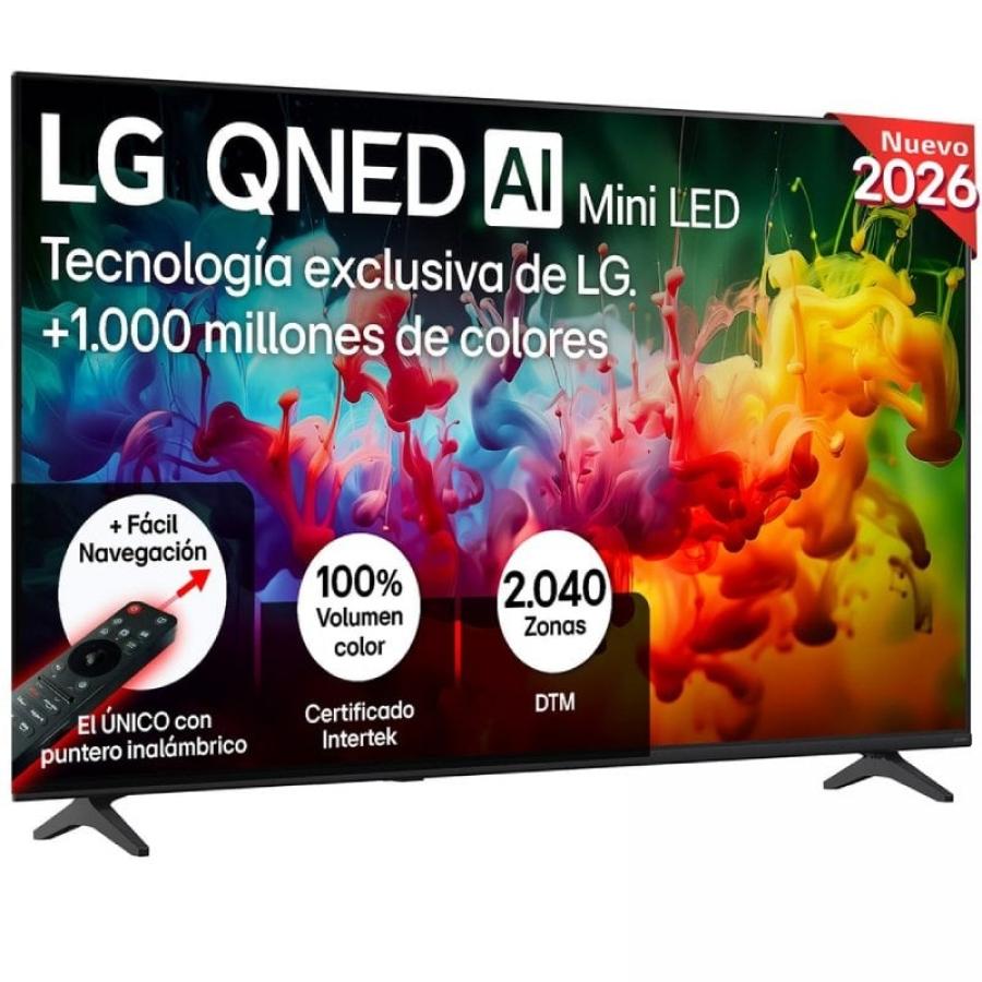 Televisor LG QNED evo AI QNED72 Mini LED 65QNED72B6B 65'/ Ultra HD 4K/ Smart TV/ WiFi