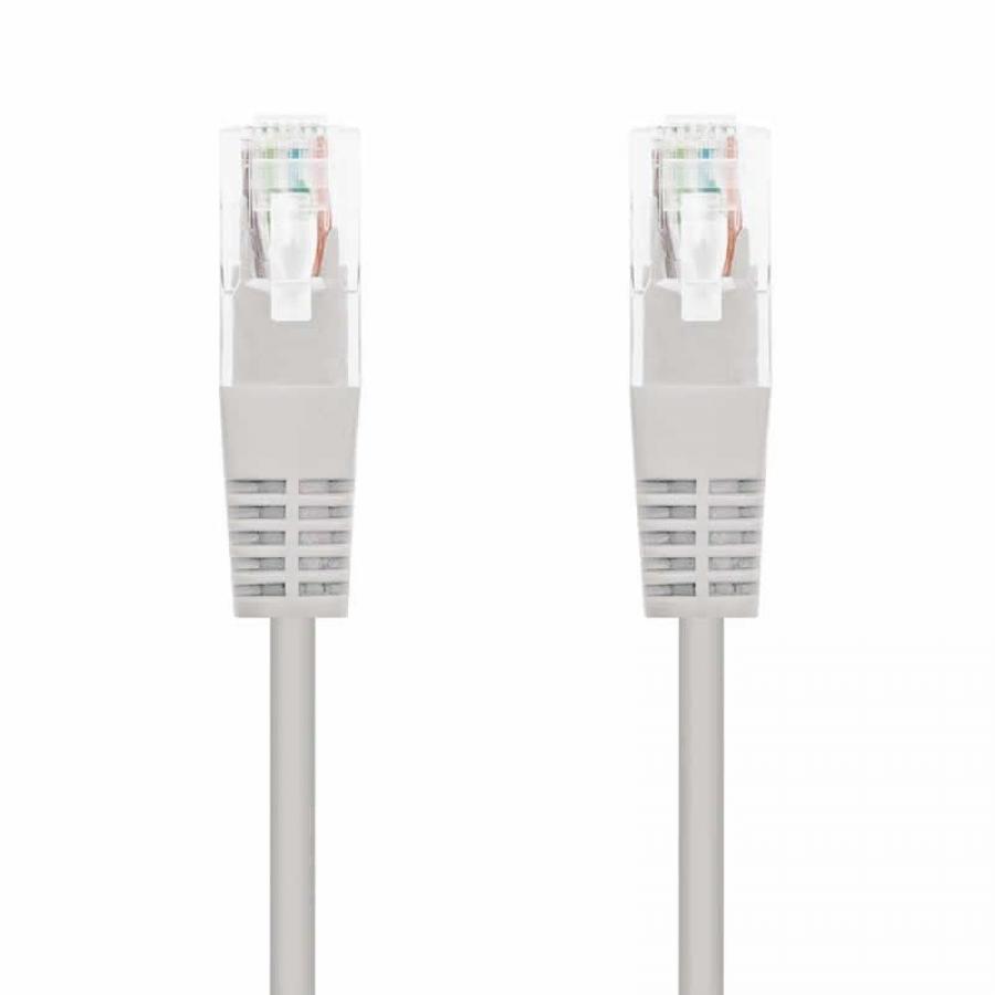 Cable de Red RJ45 UTP Nanocable 10.20.0415 Cat.6/ 15m/ Gris