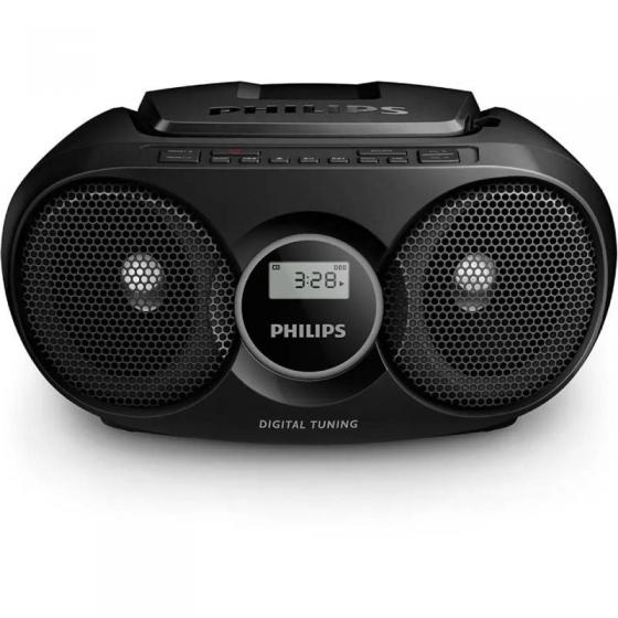 Radio CD Philips AZ215B/12 3W Negra