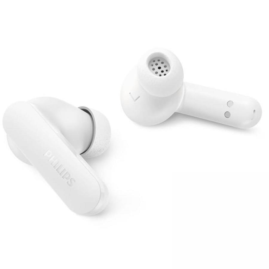 Auriculares Bluetooth Philips TAT2100WT con estuche de carga/ Autonomía 8h/ Blancos