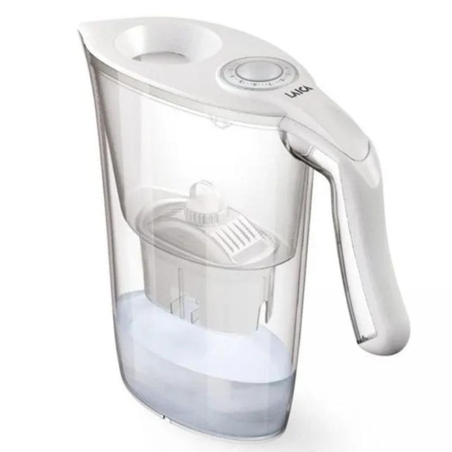 Pack Jarra Filtrante Laica Carmen Tosca/ 2.3L/ Blanca/ Jarra + 1 Filtro BI-FLUX