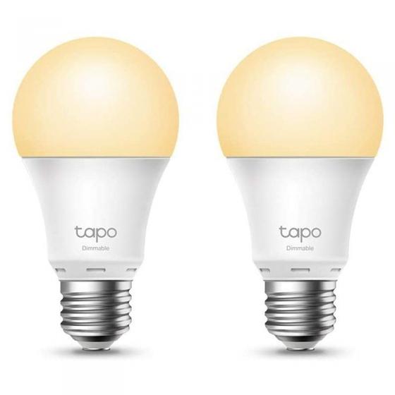 Bombilla Inteligente TP-Link Tapo L510E/ Casquillo E27 / 8.7W/ 806 Lúmenes/ 2700K/ Pack 2
