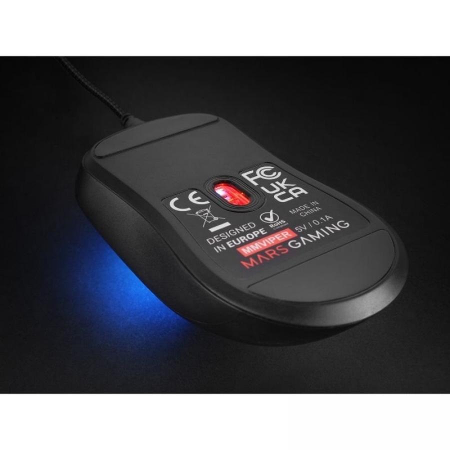 Ratón Gaming Mars Gaming MM-Viper/ Hasta 12800 DPI
