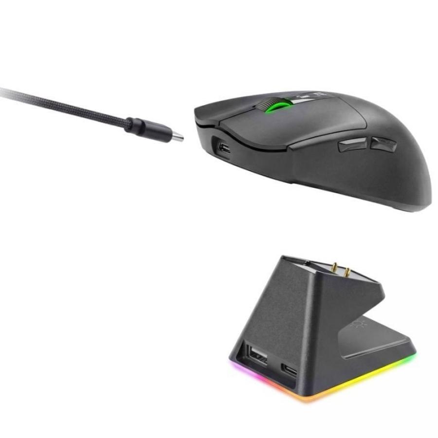 Ratón Gaming Mars Gaming MMW-Elite/ Batería Recargable/ Hasta 20000 DPI