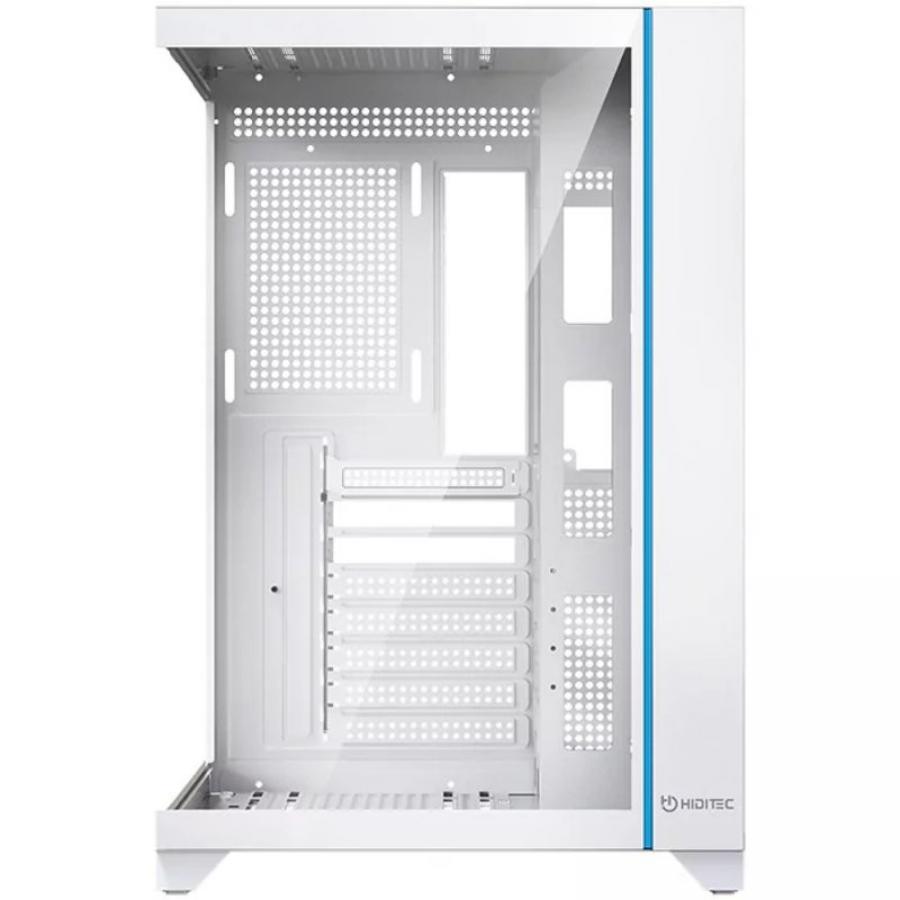 Caja Gaming Semitorre Hiditec H3 Pro// Blanca