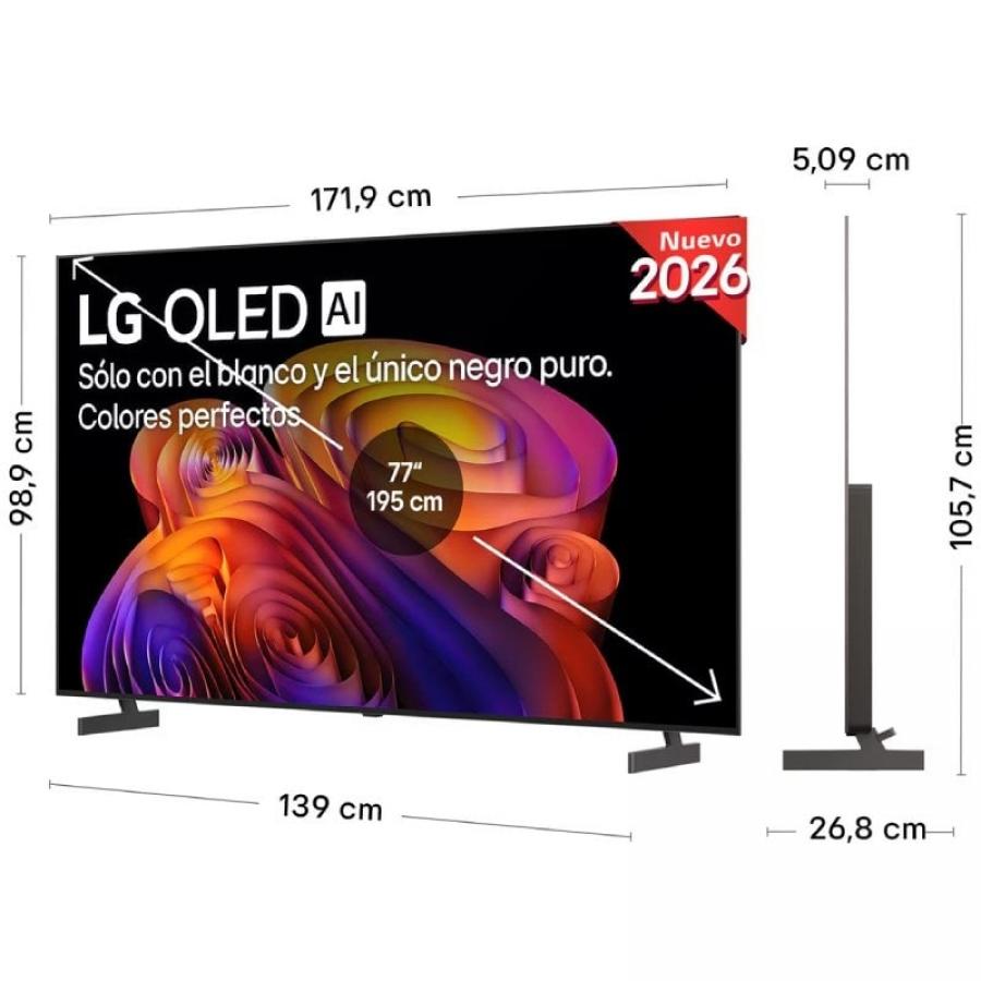 Televisor LG OLED AI B6 OLED77B6ELC 77'/ Ultra HD 4K/ Smart TV/ WiFi