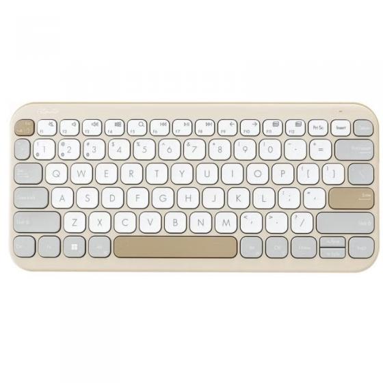 Teclado Inalámbrico Asus Marshmallow KW100/ Beige