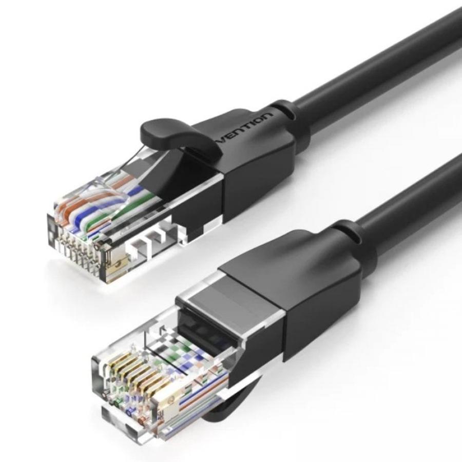 Cable de Red RJ45 UTP Vention IBEBY Cat.6/ 30cm/ Negro