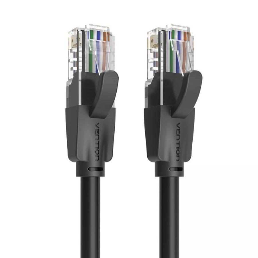 Cable de Red RJ45 UTP Vention IBEBY Cat.6/ 30cm/ Negro