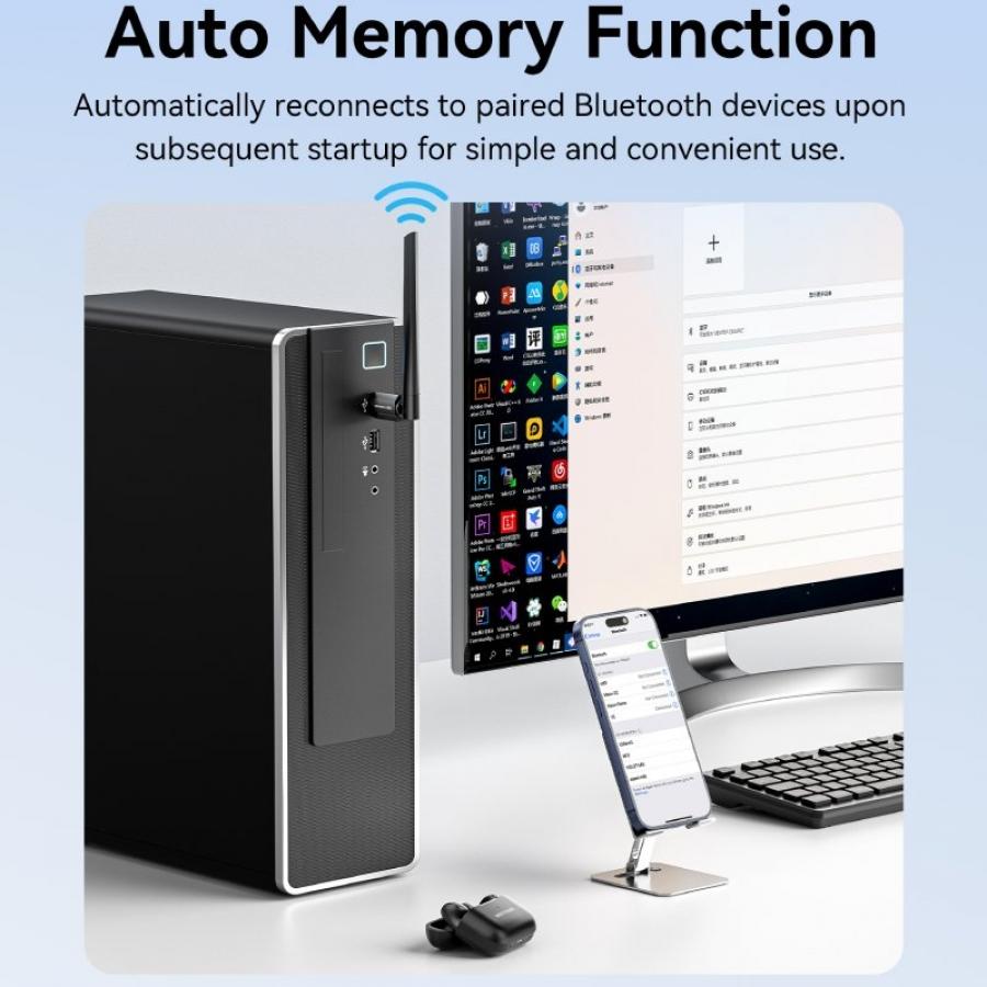 Adaptador USB - Bluetooth 6.0 Vention NAMB0