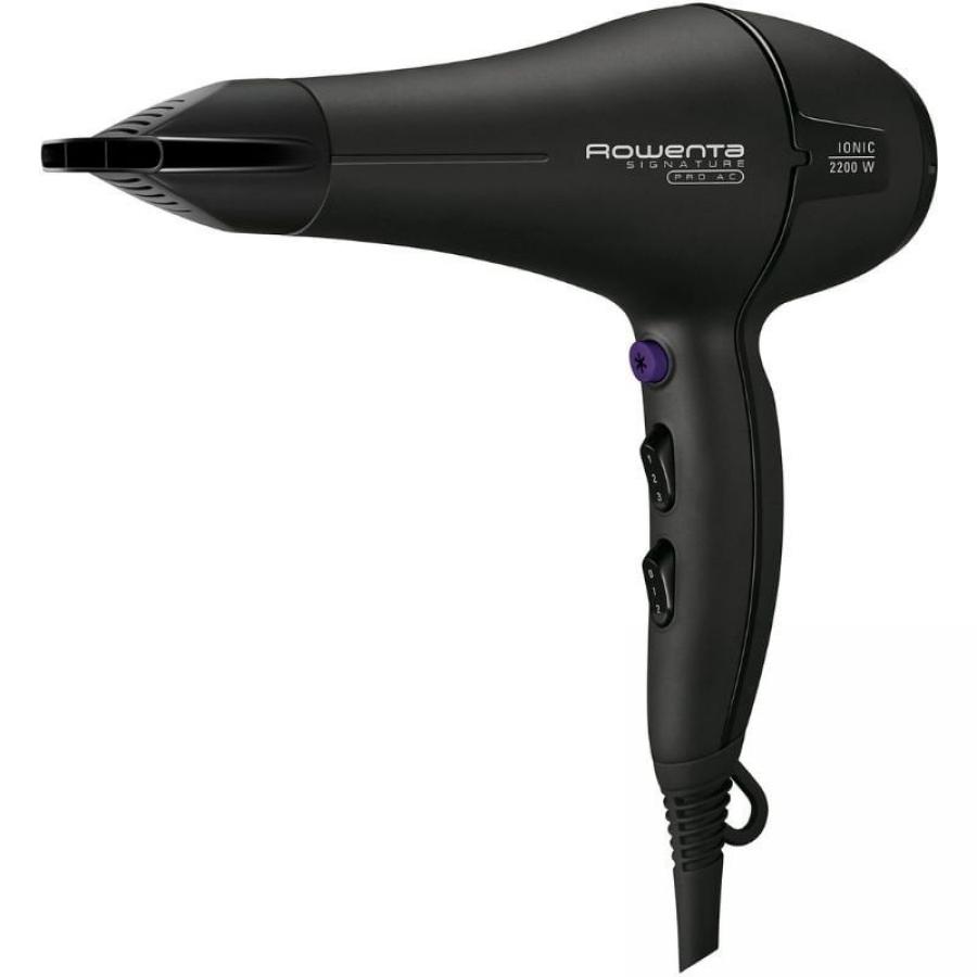 Secador Rowenta Signature Pro AC CV7840/ 2200W/ Iónico/ Negro